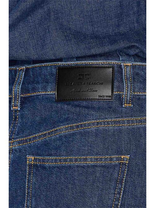 Abito corto in denim Elisabetta Franchi | AJ45D56E2104